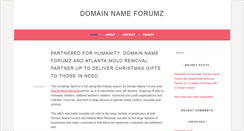 Desktop Screenshot of domainnameforumz.com