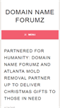 Mobile Screenshot of domainnameforumz.com